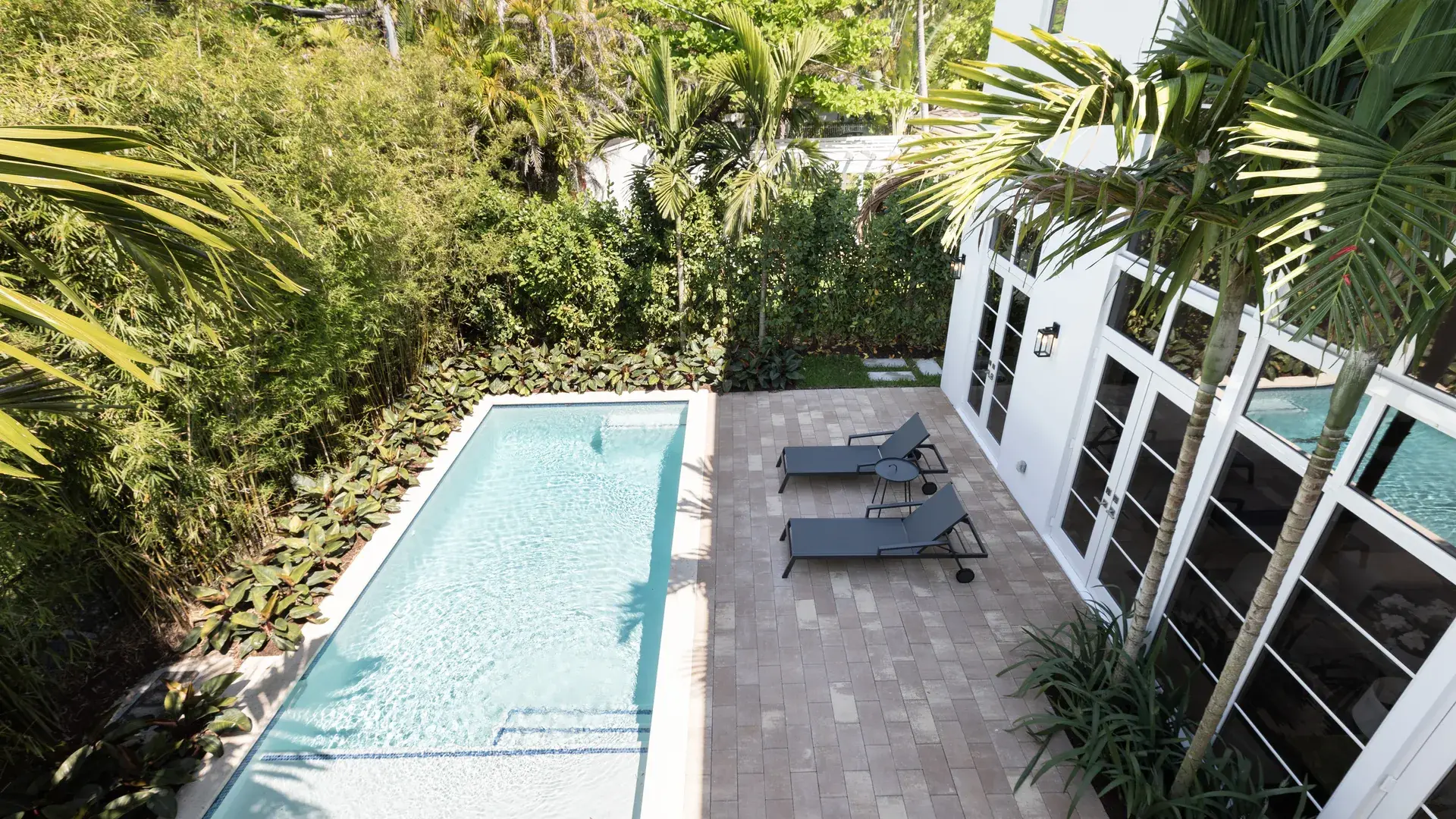 505 Zamora — pool and backyard