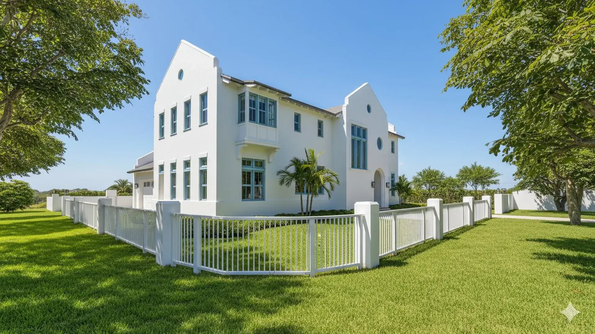 747 Palermo — front elevation with garage, Coral Gables, day