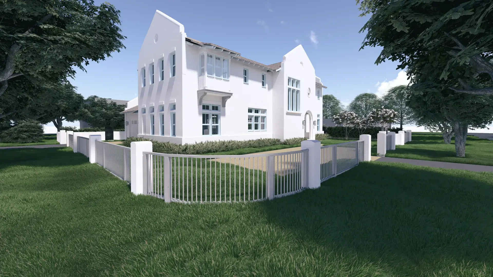 747 Palermo — eye-level rendering, southwest