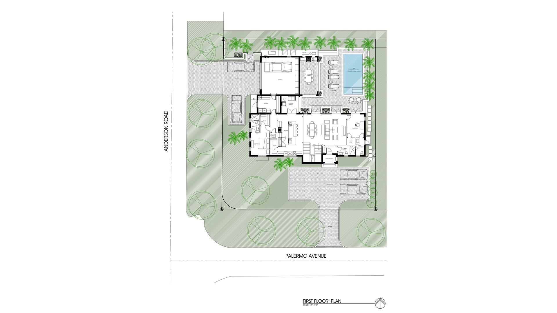 747 Palermo — first floor plan