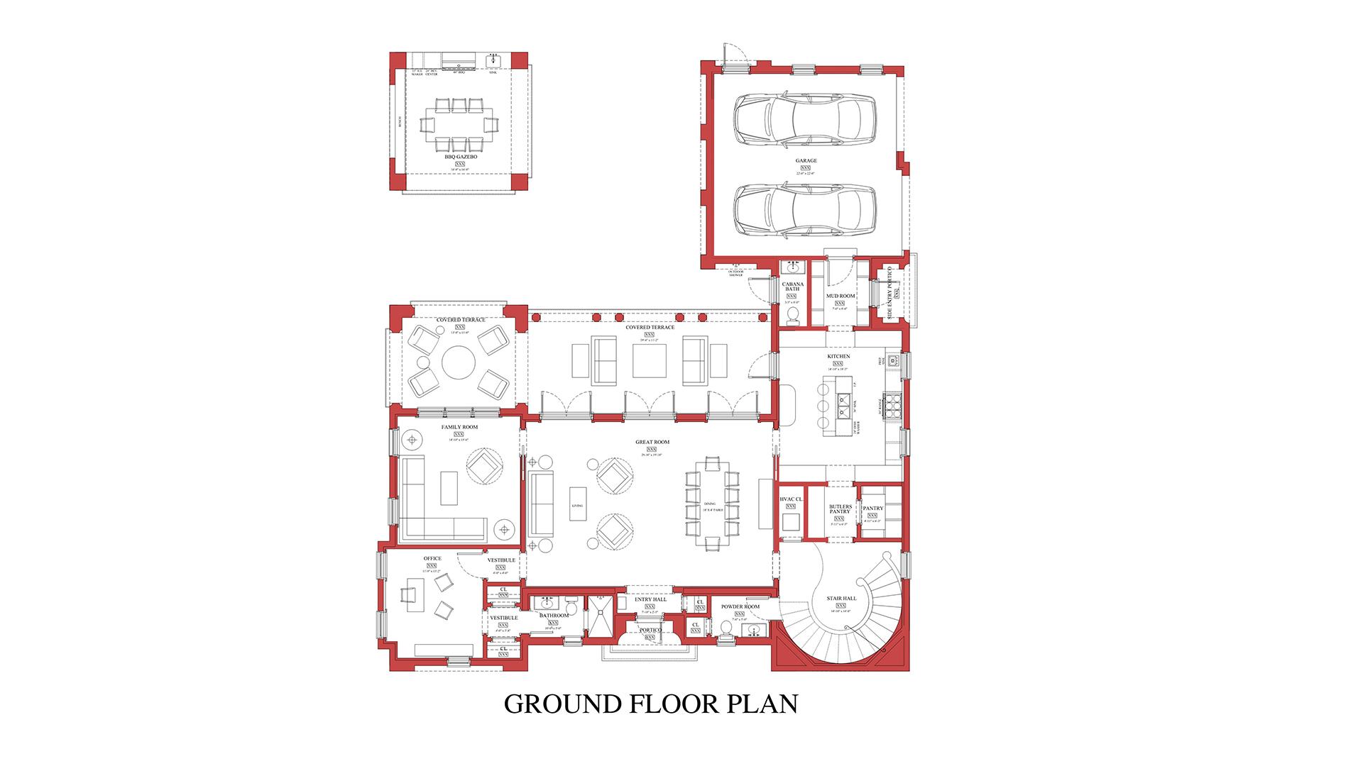 800 Valencia — ground floor plan